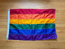 Rainbow polyester flag for sale  Silver Spring