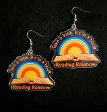 Reading rainbow earrings for sale  Houston