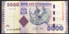 Billet tanzanie 5000 d'occasion  France