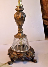 crystal lamp vintage colored for sale  Edwards