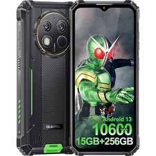 OUKITEL WP28 10600mAh Zewnętrzny telefon komórkowy Android 15GB + 256GB Smartphone GPS / NFC / IP68 na sprzedaż  Wysyłka do Poland