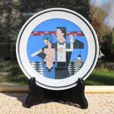 Assiette dessert vintage d'occasion  Cerisy-la-Salle