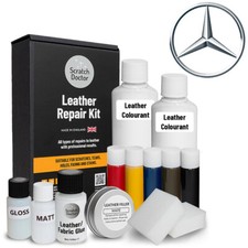 KIT DE REPARO DE COURO MERCEDES PARA FUROS RASGOS ARRANHÕES ARRANHÕES EM 44 CORES comprar usado  Enviando para Brazil