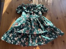 Usado, Vestido floral Janie and Jack meninas 3T verde forrado com babados 2023 comprar usado  Enviando para Brazil