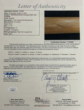 Lou gehrig signed for sale  Santa Fe Springs