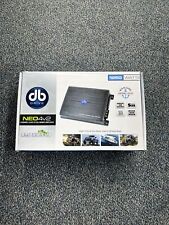 DB DRIVE NEO4v2 4 CANAIS CLASSE D GAMA COMPLETA MARINHA, CARRO, AMPLIFICADOR HARLEY 1250 WATTS comprar usado  Enviando para Brazil