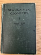 New Analytic Geometry by Smith, Gale, Neeley, 1928, usado comprar usado  Enviando para Brazil