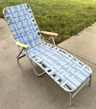 Vintage aluminum webbed for sale  Bloomington