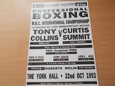 Tony collins curtis for sale  THETFORD