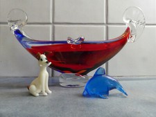 Murano. cendrier rouge d'occasion  Sainte-Pazanne