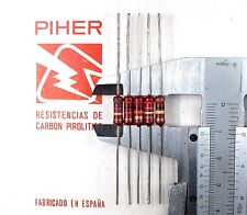 Resistor 2 Piher 1/2W 470K 220K 100K 82K 68K 56K 47K 33K 15K 10K 820R 470R 1 Meg comprar usado  Enviando para Brazil