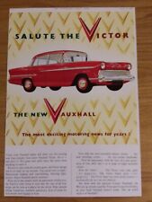 Vauxhall victor 1957 for sale  WEYMOUTH