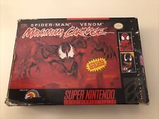 Maximum Carnage CIB inserção de registro cartucho ensacado tampa de poeira manual, usado comprar usado  Enviando para Brazil