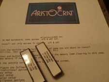 Aristocrat mk6 clear for sale  North Fort Myers