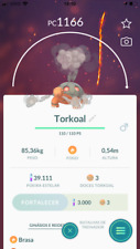 Pokemon TRADE - Torkoal!! Pokemon regional! Seguro, barato e rápido! comprar usado  Enviando para Brazil