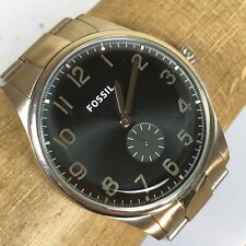 Relógio de pulso masculino Fossil FS4852 aço inoxidável mostrador preto quartzo comprar usado  Enviando para Brazil