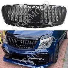 Grelha de para-choque dianteiro preta para Mercedes-Benz Sprinter W906 2014-2017 comprar usado  Enviando para Brazil