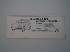 giannini fiat 126 usato giannini fiat 126 usato Salerno
