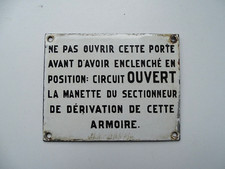 Plaque émaillée métier d'occasion  Gondreville