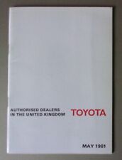 Toyota cars orig for sale  UK