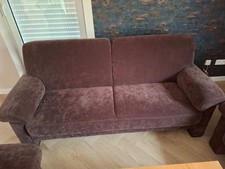 Sofa garnitur braunem gebraucht kaufen  Lingen (Ems)