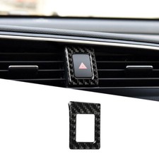 1x Tampa de botão interruptor de luz de aviso de fibra de carbono para Honda Civic 10th 2016-19  comprar usado  Enviando para Brazil