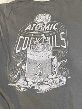 Camiseta Fox Racing Atomic Cocktails masculina grande cinza corrida streetwear moto, usado comprar usado  Enviando para Brazil