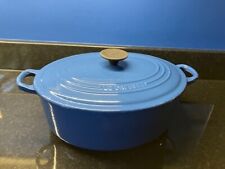 Creuset blue large for sale  ARUNDEL