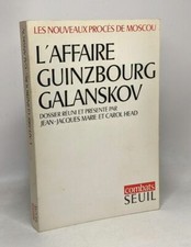 Affaire guinzbourg galanskov d'occasion  Bazouges-la-Pérouse