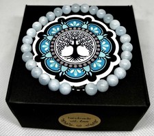 Braccialetto larimar elastico usato  Sesto Fiorentino