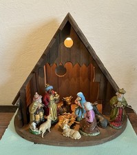 Krippe holzstall figuren gebraucht kaufen  Straelen