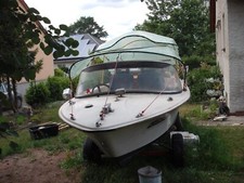 Motorboot gfk hafentrailer gebraucht kaufen  Ludwigslust