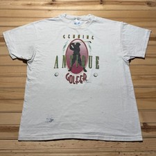 Camisa masculina vintage anos 90 1994 genuína antiga golfista ponto único novidade tamanho XL comprar usado  Enviando para Brazil