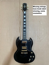 Epiphone custom ebony for sale  BOLTON
