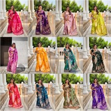 Sari traditionnel indien d'occasion  Expédié en France