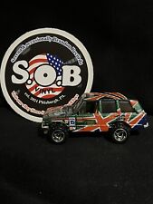 Hot Wheels 1989 Land Rover Rally #15 1:64 bandeira britânica verde fundido quase perfeito estado comprar usado  Enviando para Brazil