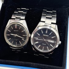 Seiko watches black for sale  LEEDS