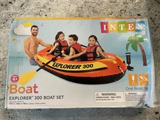 Usado, Intex Explorer 300 barco flutuante veja fotos novas, mas caixa aberta comprar usado  Enviando para Brazil