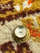 Botão de tom refletor dourado Gibson década de 1960, usado comprar usado  Enviando para Brazil