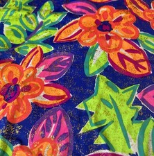Gilbert Frank 80's 90s Tecido de Lycra Elástico Colorido Glitter 63" Largo Remanescente A6 comprar usado  Enviando para Brazil