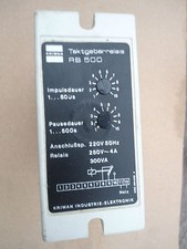 Kriwan taktgeberrelais rb500 gebraucht kaufen  Aulendorf