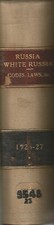 RUSSIA, WHITE RUSSIA CODES AND LAWS, 9 BOUND PAMPHLETES, 1926-1927 SOVIET UNION segunda mano  Embacar hacia Mexico