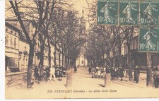 Cpa verdelais allées d'occasion  La Réole