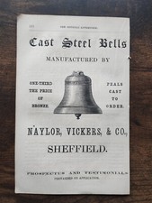 Cast steel bells for sale  STAFFORD