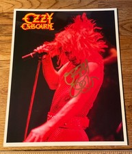 Ozzy Osbourne/ Autógrafo/ Promo Brilhante/ 1984/ Assinado/ Vintage/ Black Sabbath comprar usado  Enviando para Brazil