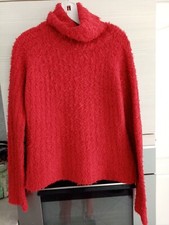 Pull rouge col d'occasion  Puisserguier