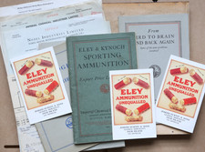 Folhetos Eley Kynoch ICI papéis cartucho de espingarda vintage publicidade fabricantes de armas comprar usado  Enviando para Brazil