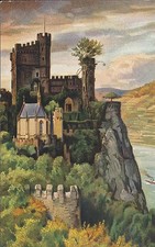 Kunstkarte burg rheinstein gebraucht kaufen  Giengen an der Brenz