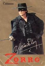 Cartolina pubblicitaria zorro usato  Albenga