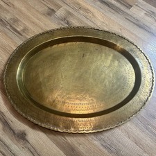 Large oval brass for sale  Richmond